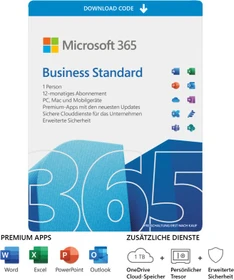 Microsoft Office 365 Business Standard, 1 Jahr, ESD (multilingual) (PC/MAC) (KLQ-00211)