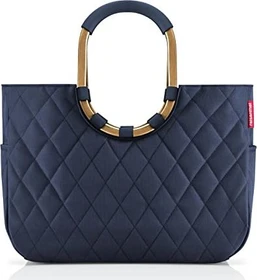 Reisenthel Loopshopper L rhombus midnight gold