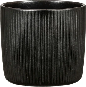 Scheurich Solido Linea Übertopf 17.6cm ebano