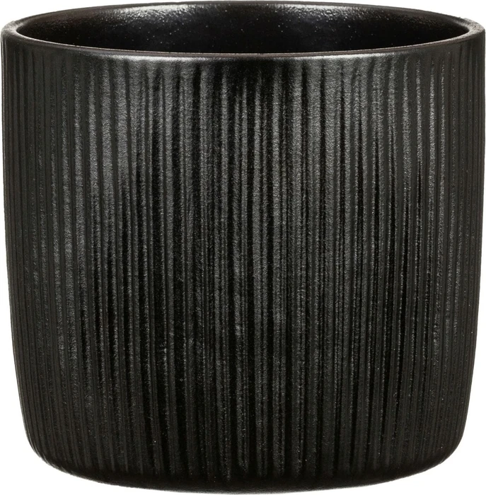 Scheurich Solido Linea Übertopf 17.6cm ebano