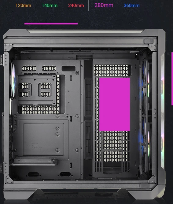 Thermaltake View 51 TG ARGB, Glasfenster