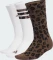 adidas Leo Graphic Socken earth strata/shadow brown/white, 3 Paare Vorschaubild