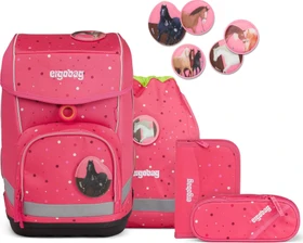 Ergobag Cubo Urlaub auf dem ReitBärhof Schulrucksack-Set, 5-tlg.