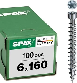 Spax WIROX A9J 4CUT T-STAR plus T30 Holzbauschraube, 6x160mm, 100 Stück