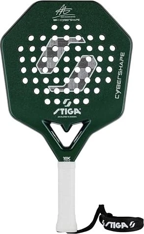 Stiga Cybershape 18K Hard Adam Axelsson Edition Padel-Tennisschläger schwarz