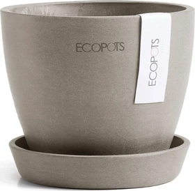 Ecopots Kunststoff-Topf Antwerp Mini 11.5cm taupe