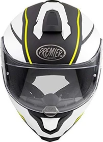 Premier Helmets Technical Hyper DE matt schwarz/weiß/gelb