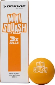Dunlop Play Squashbälle, 3 Stück