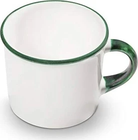 Gmundner Keramik Grüner Rand Kaffeetasse 240ml