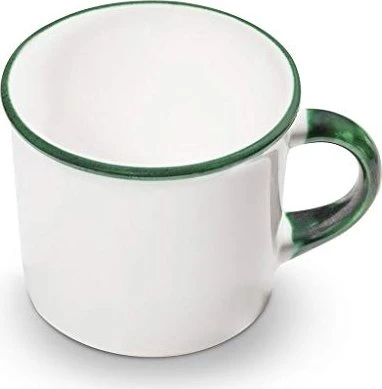 Gmundner Keramik Grüner Rand Kaffeetasse 240ml