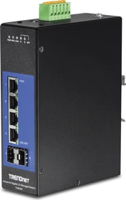 TRENDnet TI Hardened Industrial Railmount Gigabit Managed Switch, 4x RJ-45, 2x SFP (TI-G642i)