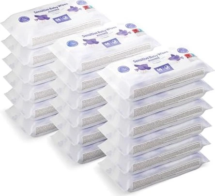 Amazon Sensitive Feuchttücher, 1008 Stück (18x 56 Stück)