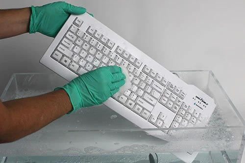 Seal Shield Silver Seal Waterproof Keyboard, weiß, USB, DE