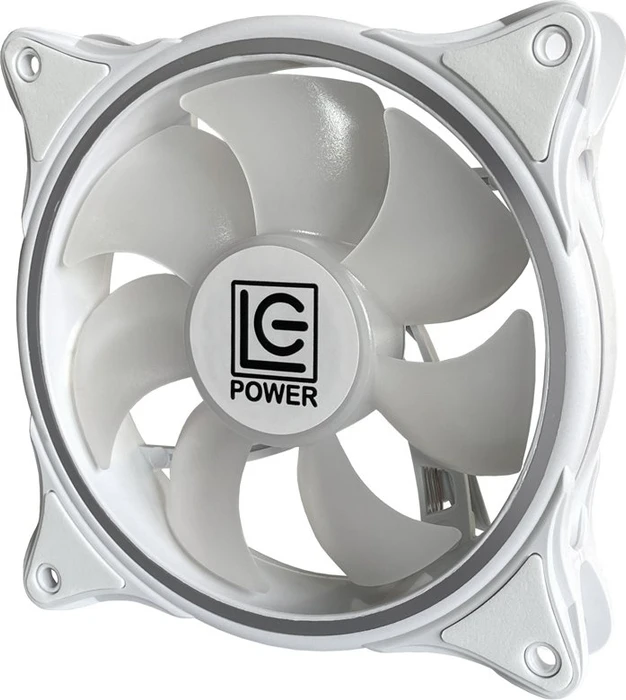 LC-Power Case Fan 120mm ARGB, weiß, 120mm