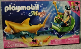 playmobil Magic Meereskönig mit Haikutsche