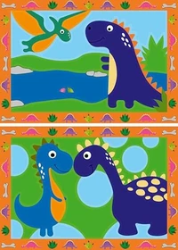 Ravensburger Malen nach Zahlen Land der Dinosaurier