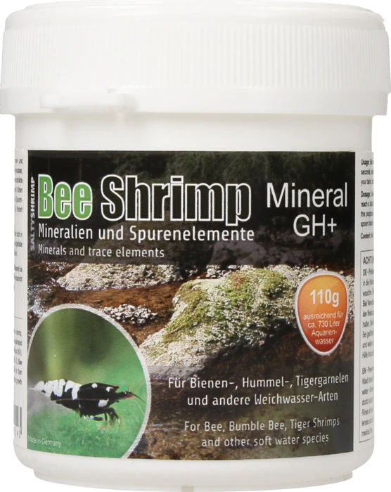 SaltyShrimp Bee Shrimp Mineral GH+, Wasseraufbereiter zur Haltung und Zucht von Bienengarnelen