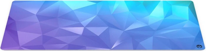 Endorfy Crystal Blue XL, 900x400mm, Motiv blau