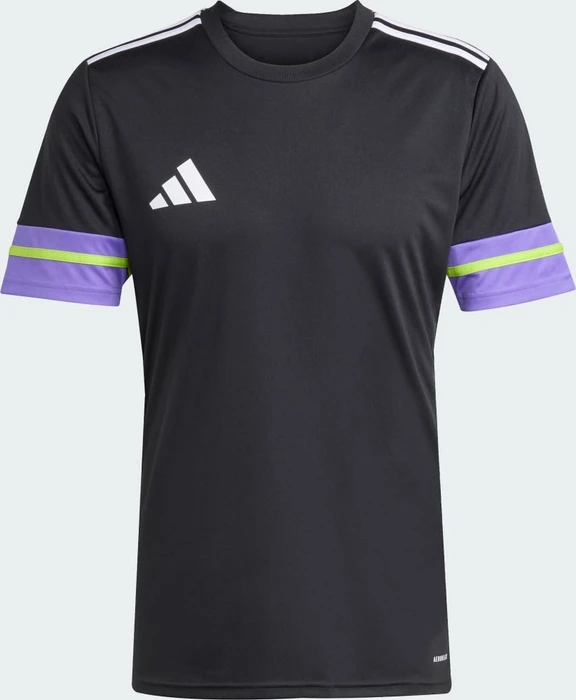 adidas Squadra 25 Trikot kurzarm black/purple rush/semi solar slime (Herren)