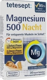 Tetesept Magnesium 500 Nacht Tabletten, 30 Stück