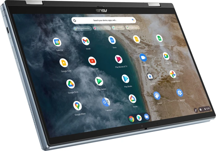 ASUS Chromebook Flip CX5 CX5400FMA-AI0077, AI Blue, Core i5-1130G7, 16GB RAM, 256GB SSD, DE