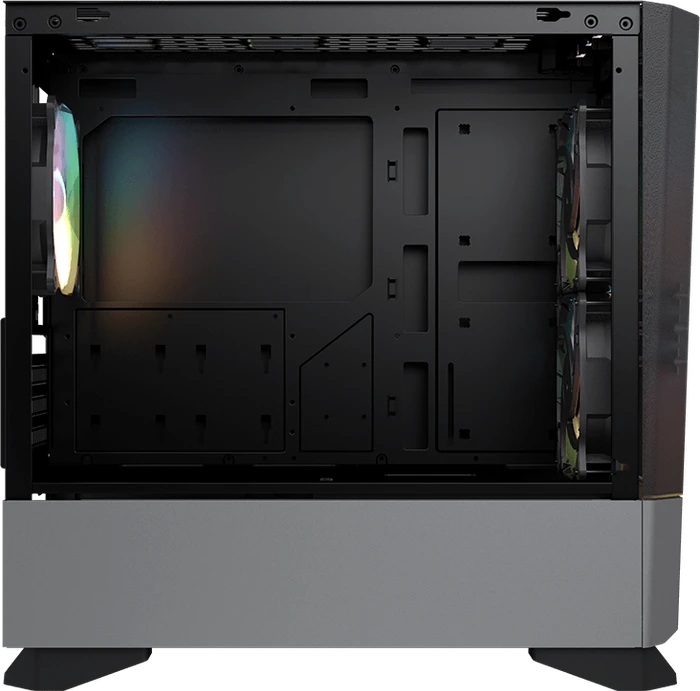 Cougar MG140 RGB Iron gray, schwarz/grau, Glasfenster