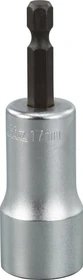Makita Langschaft Innenzwölfkant Steckschlüssel 1/4", 17x75mm, 1 Stück
