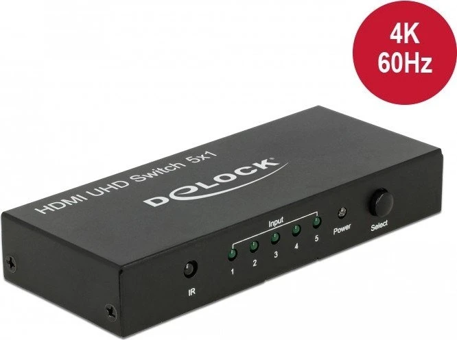 DeLOCK UHD Switch 5-fach