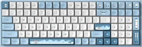 iQunix F97 Wintertide Wireless, 96%, LEDs RGB, MX RGB BROWN, USB/Bluetooth, US