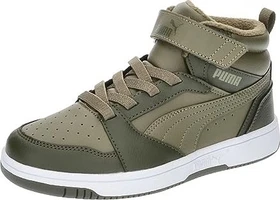 Puma Rebound V6 Mid Winterized AC+ puma olive/puma white (Junior)