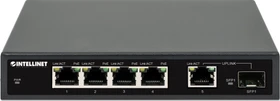 Intellinet Desktop Gigabit Switch, 5x RJ-45, 1x SFP, 91W PoE+ (561822)