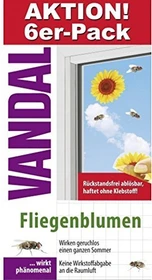Vandal Sonnenblume Fenster-Fliegenblumen, 6 Stück
