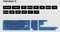 Keychron OEM Dye-Sub Full Set Keycap-Set Ocean - Version C, Kunststoff (PBT), Ocean, blau, 137 Tasten, ANSI-US Vorschaubild