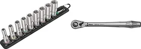 Wera 8004 B Zyklop Metal Switch Ratsche, 3/8"