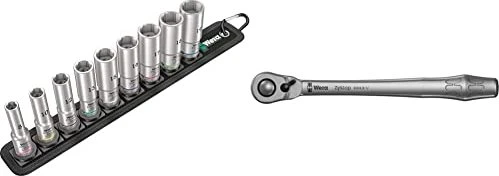 Wera 8004 B Zyklop Metal Switch Ratsche, 3/8"