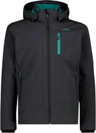 CMP Melierte Softshell Funktionsjacke antracite/lichen (Herren)