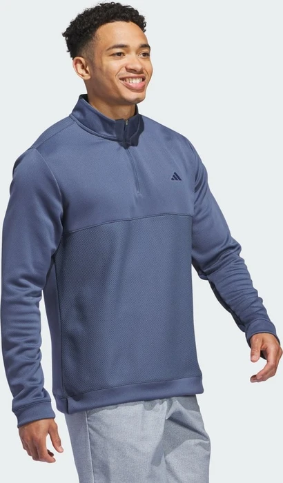 adidas Ultimate365 Textured Quarter-Zip Pullover preloved ink (Herren)