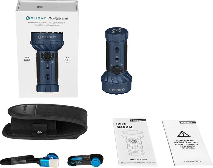 OLight Marauder Mini Taschenlampe mitternachtsblau