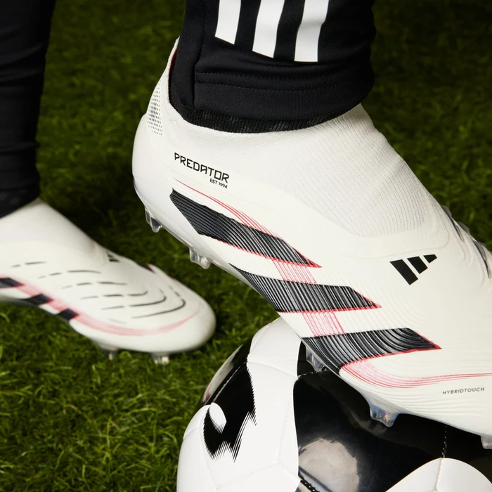 adidas Predator Elite Laceless FG off white/core black/pure ruby