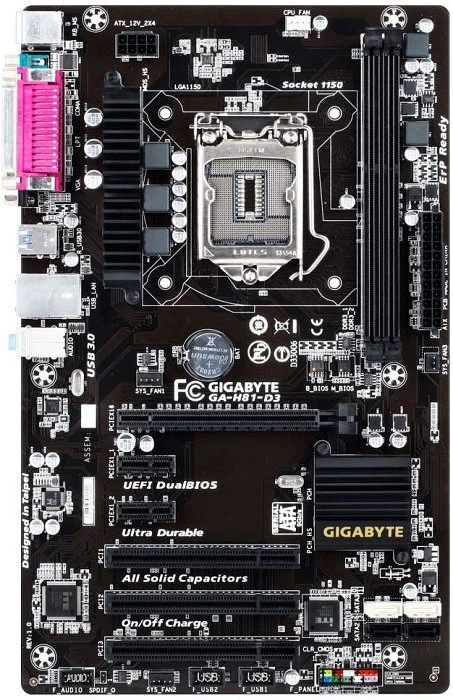 GIGABYTE GA-H81-D3 (Intel 1150)