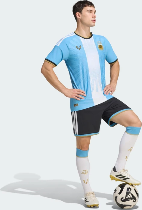adidas Argentinien Messi 26 Authentic Trikot kurzarm light blue (Herren)