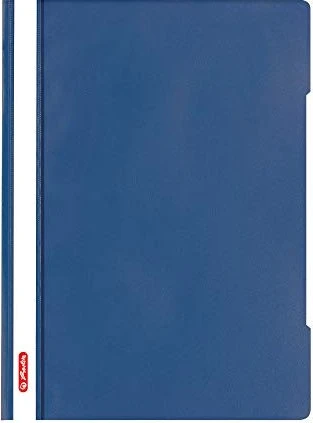 Herlitz Schnellhefter Kunststoff, A4, blau