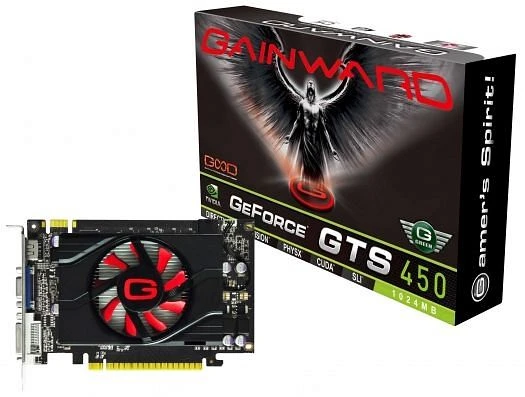 Gainward GeForce GTS 450 Green, 1GB DDR3, VGA, DVI, HDMI