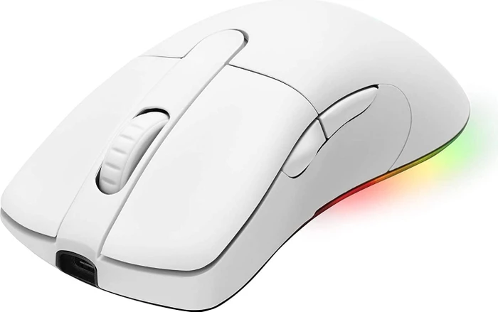 Deltaco DM430 Wireless Gaming Mouse weiß, USB