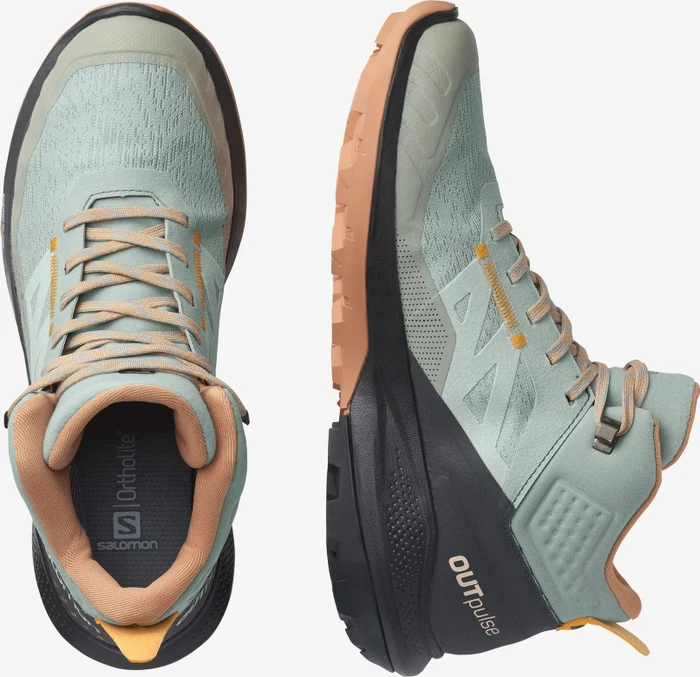 Salomon OUTpulse Mid GTX wrought iron/ebony/blazing orange (Damen)