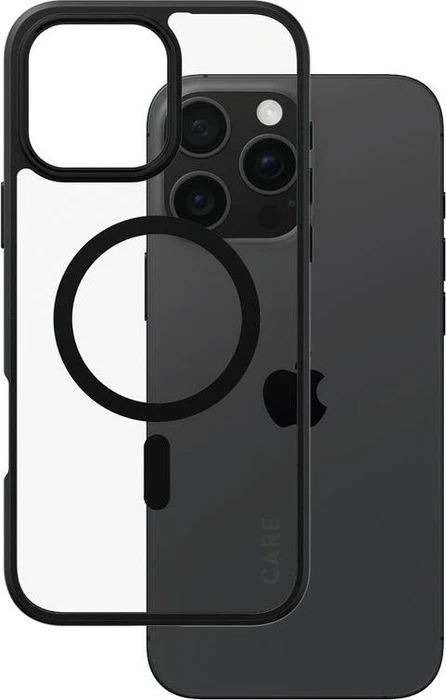 PanzerGlass Care Flagship Case Urban Combat Black Frame MagSafe für Apple iPhone 16 Pro Max schwarz