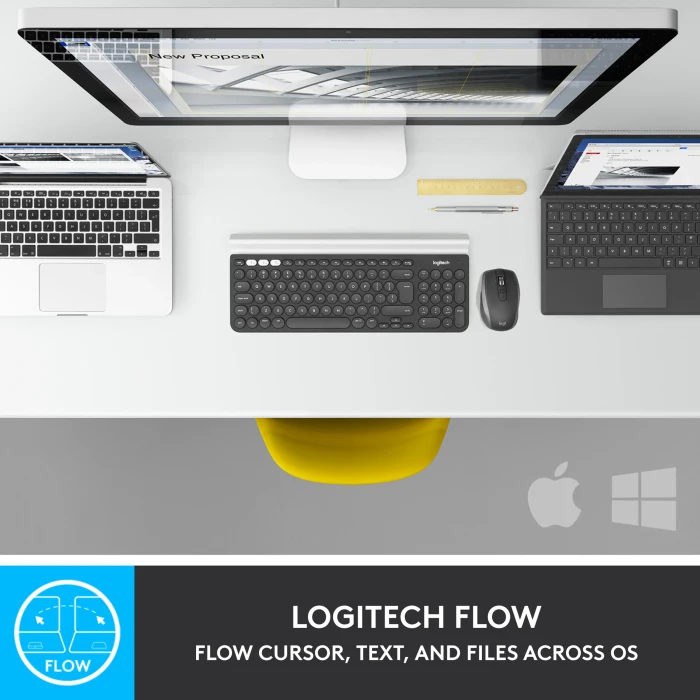 Logitech MX Anywhere 2S Bluetooth Edition, Graphite, USB/Bluetooth