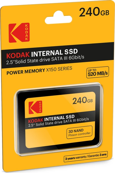 Kodak Internal SSD X150 240GB, 2.5" / SATA 6Gb/s