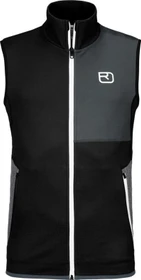 Ortovox Fleece Funktionsweste black raven (Herren)