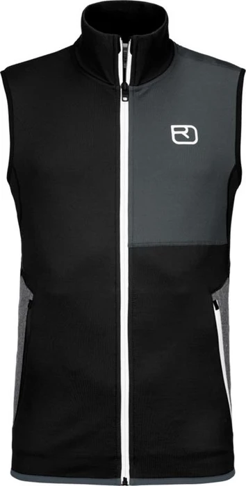 Ortovox Fleece Funktionsweste black raven (Herren)